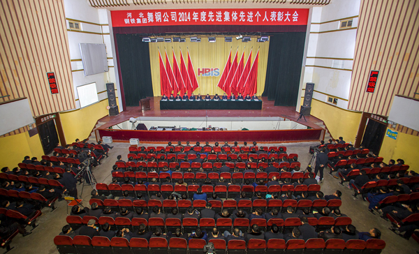 公司隆重表彰2014年度先進集體和先進個人